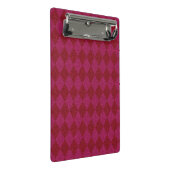 Roze & Rode Diamant Glitter Mini Klembord (Schuin)