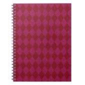 Roze & Rode Diamant Glitter Notitieboek (Voorkant)