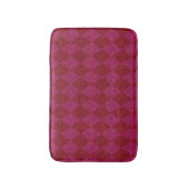 Roze & Rode Diamant Glitter Voetenbank Badmat (Voorkant Verticaal)