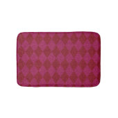 Roze & Rode Diamant Glitter Voetenbank Badmat (Voorkant)
