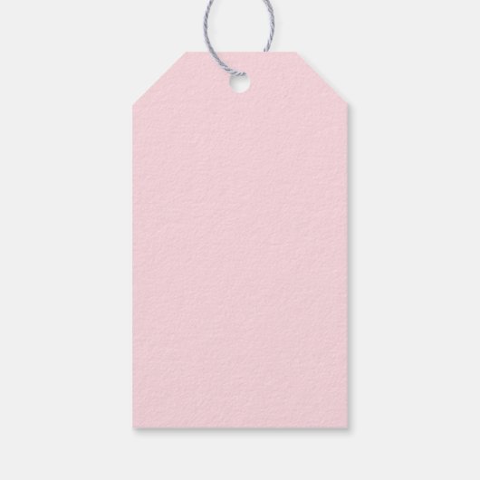 Roze Rode Doodle Kerstcadeau Label Eigenzinnige Va Cadeaulabel (Achterkant)