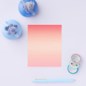 Roze rode en gele kleurverloop achtergrond flyer (Enkel)