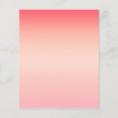Roze rode en gele kleurverloop achtergrond flyer (Voorkant)