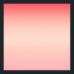 Roze rode en gele kleurverloop achtergrond poster<br><div class="desc">Rode, gele en roze ombre kleuren.</div>