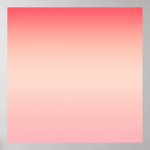 Roze rode en gele kleurverloop achtergrond poster