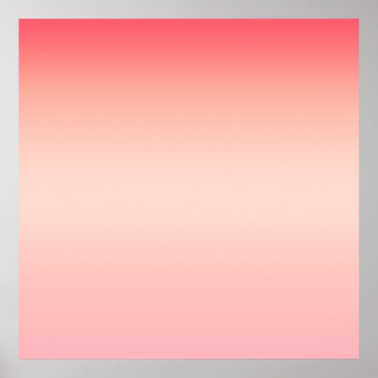 Roze rode en gele kleurverloop achtergrond poster (Voorkant)