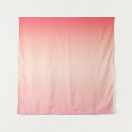 Roze rode en gele kleurverloop achtergrond wandkleed (Voorkant)