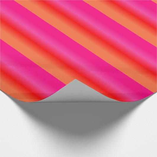 Roze, rode en Oranje gradiënt Cadeaupapier (Hoek)