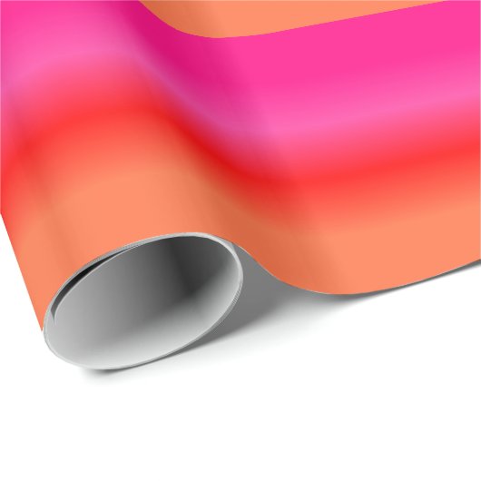 Roze, rode en Oranje gradiënt Cadeaupapier (Rol Hoek)