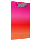 Roze, rode en Oranje gradiënt Klembord (Rechts)