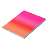 Roze, rode en Oranje gradiënt Notitieblok (Linkerzijde)