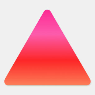 Roze, rode en Oranje gradiënt Sticker