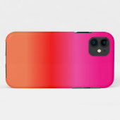 Roze, Rode en Oranje Verlopen Kleur Case-Mate iPhone Case (Achterkant (horizontaal))