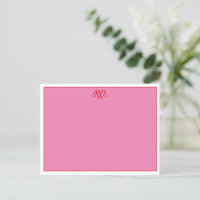 Roze, rode en scherpe witte minimale noot Kaart