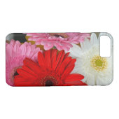 Roze, rode en witte kiezelbloemen, telefoondoosje Case-Mate iPhone case (Achterkant (Horizontaal))