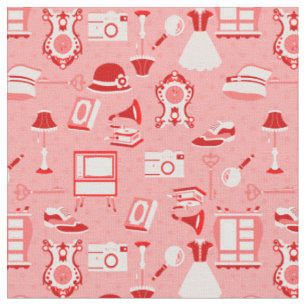 Roze rode flapper antiek nostalgie ouderwets stof
