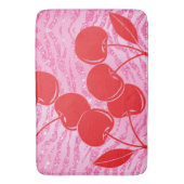 Roze Rode Glitter Zebroer Pruimen Badmat (Voorkant Verticaal)