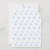 Roze rode grillige retro handgetekende Vrijgezelle Kaart (Achterkant)