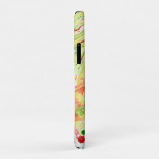 Roze rode, groene, moderne Abstracte Sjabloon Case-Mate iPhone Case (Achterkant/rechts)
