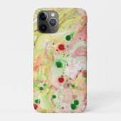 Roze rode, groene, moderne Abstracte Sjabloon Case-Mate iPhone Case (Achterkant)
