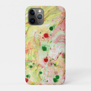 Roze rode, groene, moderne Abstracte Sjabloon Case-Mate iPhone Case
