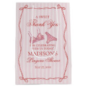 Roze & Rode Hart Ondergoed Douche Bruidsfeest Favo Medium Cadeauzakje (Achterkant)