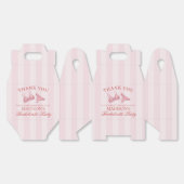 Roze & Rode Hart Ondergoed Verlovingsfeest Gable Bedankdoosjes (Ongevouwen)