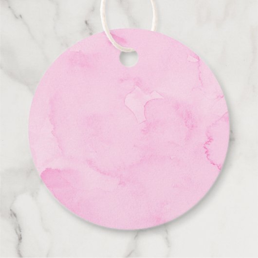 Roze rode harten lieverd verjaardag bedankjes labels (Achterkant)