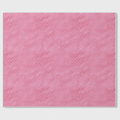 Roze rode harten Ombre Cadeaupapier (Vlak)