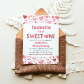 Roze Rode Harten Sweet Een Valentijn Eerste Verjaa Kaart