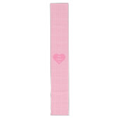 Roze rode harten tafelloper beste Valentijnsgesche (Voorkant)