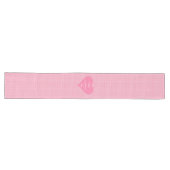Roze rode harten tafelloper beste Valentijnsgesche (Horizontaal)