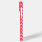 Roze rode hartritme Y2K-patroon Case-Mate iPhone Case (Achterkant / Links)