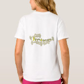 Roze Rode Kerstmis T-shirt (Achterkant)