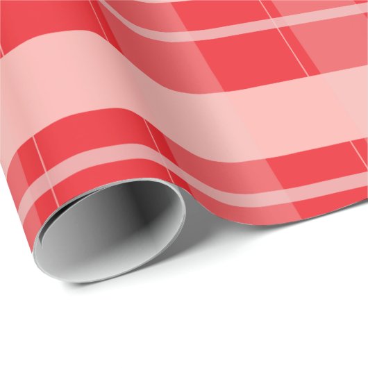 Roze rode kerstplak cadeaupapier (Rol Hoek)