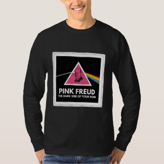 roze rode lange mouwen t-shirt