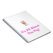 Roze rode laptop notitieboek (Rechterzijde)