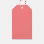 Roze & Rode Liefde is in de Lucht Bruiloft Borrel Cadeaulabel (Achterkant)