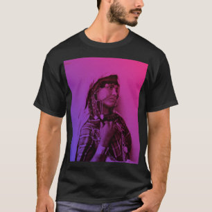 Roze Rode Maghreb Tunesische traditionele meisjesv T-shirt