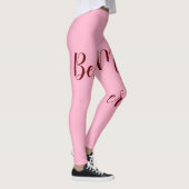 Roze rode moederdag beste Mam met cadeautje Leggings (Rechts)