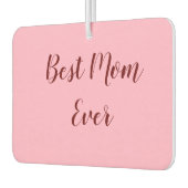 Roze rode moederdag beste Mam met cadeautje Luchtverfrisser (Links)