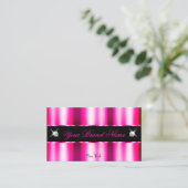 Roze rode ombre zwarte peul joodse pruimen visitekaartje (Staand voorkant)