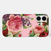   roze rode paarse bloemen Case-Mate iPhone case (Achterkant (horizontaal))