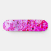 Roze rode Paarse moderne, kleurrijke Abstracte kun Persoonlijk Skateboard (Horizontaal)