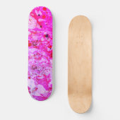 Roze rode Paarse moderne, kleurrijke Abstracte kun Persoonlijk Skateboard (Voorkant)