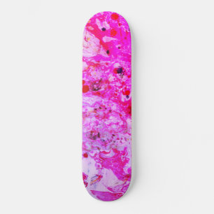 Roze rode Paarse moderne, kleurrijke Abstracte kun Persoonlijk Skateboard