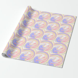 Roze rode paarse strepen modern aangepast patroon cadeaupapier