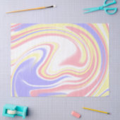 Roze rode paarse strepen modern aangepast patroon tissuepapier (Craft)