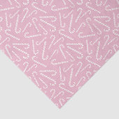 Roze rode peppermint-snoepsnoeren kerstFeestdagen Tissuepapier (Detail)