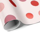Roze & Rode Polka Dots Inpakpapier | speels (Rol Hoek)